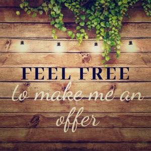 ✨✨ FEEL FREE TO MAKE ME AN OFFER  ✨✨